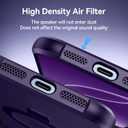 Magnetic Invisible Stand Designed for iPhone 16 Pro Case [Military Drop Protection] [Compatible with MagSafe] Shockproof Slim Translucent Matte Cover for iPhone 16 Pro Phone Case 6.3", Purple