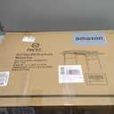 Nice C Folding Grill Table, Camping Table, Tailgate Tables, Grill Tables, Outdoor, Metal Folding Adjustable Height&Width, Mesh Net, Carry Handle (4.4FT)