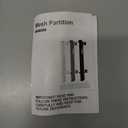 Mesh Partition, 44 in H x 100 in W, Black