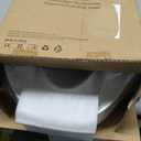 Elevated Toilet seat 3 inch, Elongated Toilet seat risers for Seniors, Slow Close, Heavy Duty, Never Loosen, Raised Toilet seat Elongated Bowl, White(18.5)