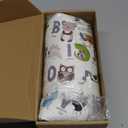 Toddler Pillow with Pillowcase - 13x18 My Little Dreamy Kids Travel Bed Pillows for Sleeping, Organic Cotton Small Pillowcase, Soft & Breathable, Machine Washable, Toddlers 2-5 Years Old (KeaABC)