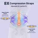 Fit Geno Back Brace for Lower Back Pain Women: Adjustable Lumbar Support Brace for Pain Relief - Breathable Waist Belt for Comfort - L/XL