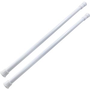 Waziaqoc 2 Pack Window Security Bar, 17-27.6 Inch Extendable Tension Rods for Bathroom Cupboards, Enhanced Safety and Protection