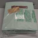 DECOMOMO Storage Bins, Cube Storage Bin with Labels, Fabric Storage Cubes for Shelves (10.5" x 11" / 6pcs, Sage Green)