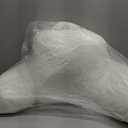 A Nice Night Faux Fur Reading Pillow Bed Wedge Large Adult Children Backrest with Arms Back Support for Sitting Up in Bed/Couch for Bedrest,Ivory