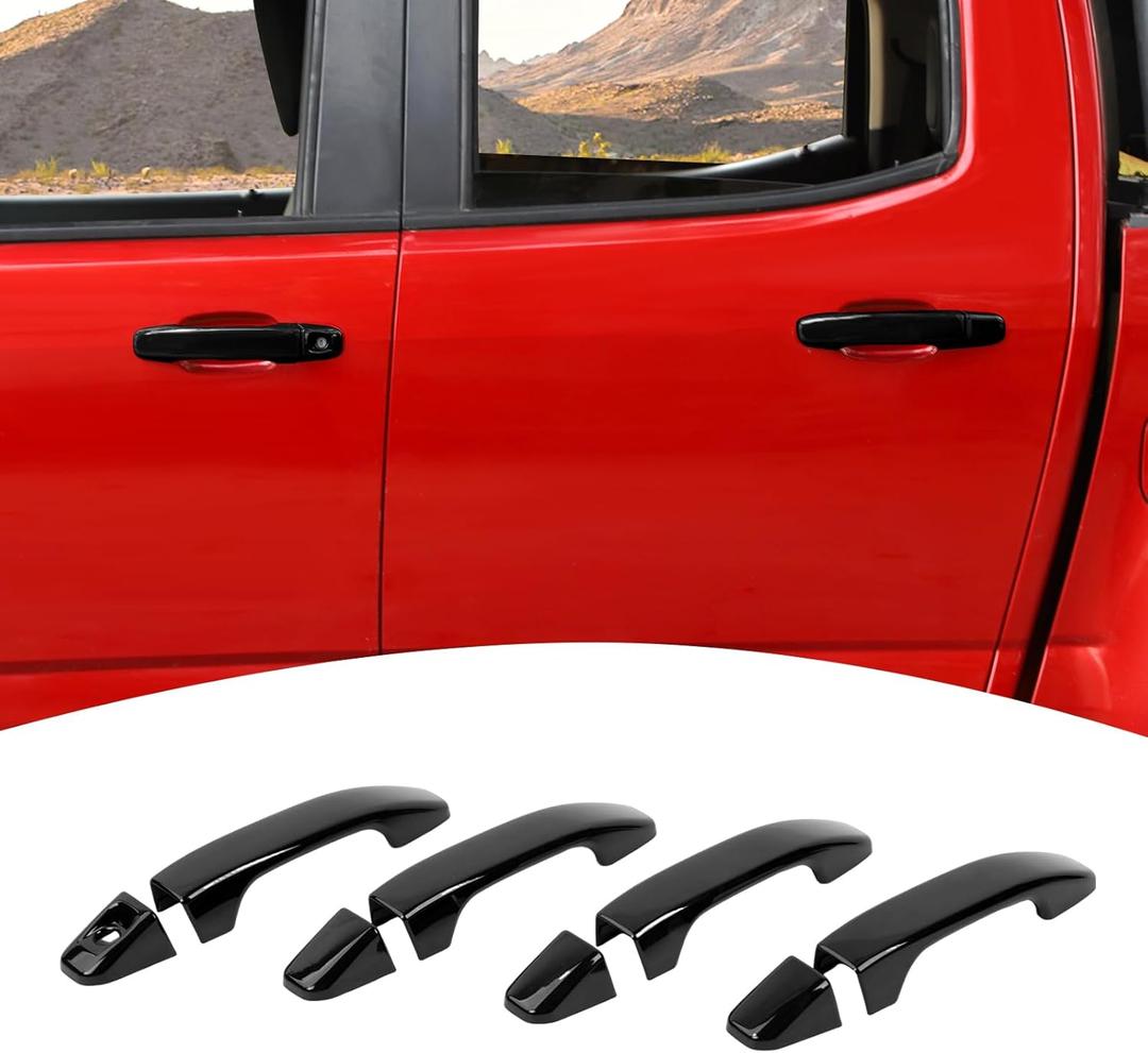 for Colorado Door Handle Cover Trim for Chevy Colorado/GMC Canyon 2014-2022 Black Exterior Accessories 4pcs