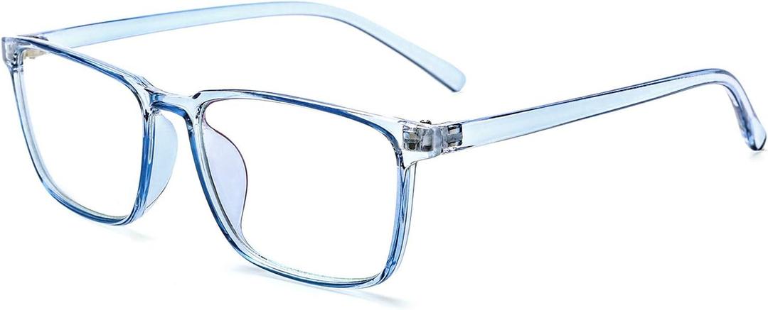 oriopxic Distance Glasses For Men Women -2.50 Lightweight Nearsighted Myopia Glasses (Blue)
