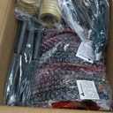 Jumbo C9 Christmas Pathway Lights Outdoor - 2 Pack Total 17 Feet 10 LED C9 Walkway Lights, Multicolor Jumbo Light Christmas Bulb Light Outdoor Decorations for Lawn Holiday Outside Yard Garden