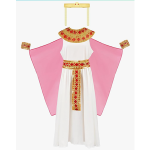 Liitrsh Egyptian Costume for Women Halloween Cosplay Set Egyptian Dress for Adult Costume Queen Accessoriesg Large