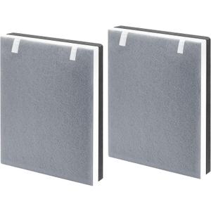 2 Pack Vital 100 True HEPA Replacement Filter Compatible with LEVOIT Vital 100 Air Purifier, H13 and High-Efficiency Activated Carbon Set, Part Number 100-RF (2 Pack)