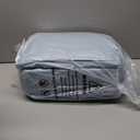 SNOWMAN Premium Down Comforter King Size, Luxurious All Season Duvet Insert with Cotton Blended Fabric, 3D Baffle Box Design Hotel Bedding Comforter (Blue,106"x90")