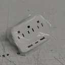 3 Outlet Extender Multi Plug Wall Outlets, Surge Protector, Wall Plug Splitter with 3 AC Outlets & 3 USB Ports (2 USB-A + 1 USB-C), Plug Adapter for Home/Office/Hotel/Travel, White(1 Pack)