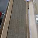 VASAGLE Boho Shoe Storage Cabinet, Slim, Rattan-Look Flip Drawers
