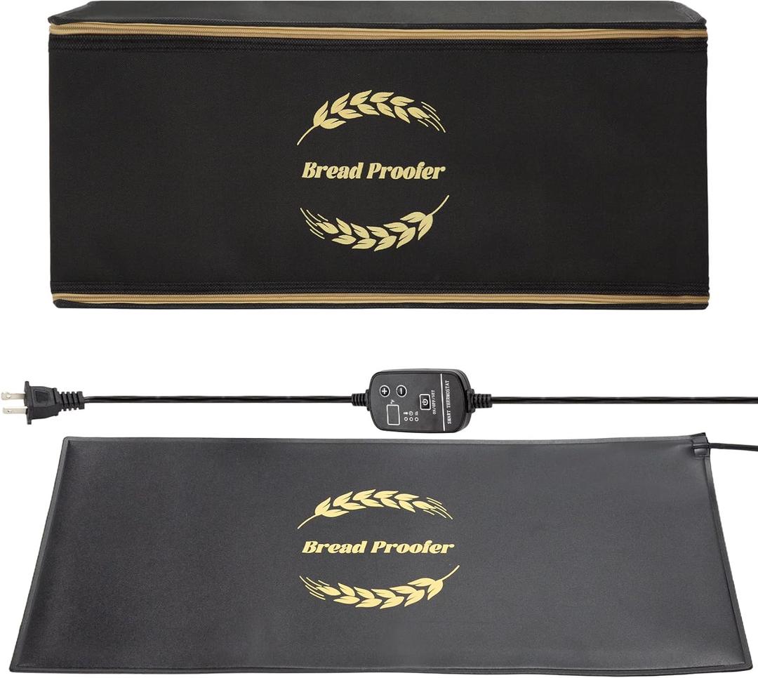 Sourdough Warming Mat with Bread Proofer Warming Box, Sourdough Heating Mat Used to Provide Sufficient Temperature for Bread Proofing, Sourdough Warming, Sourdough Heating, Dough Riser