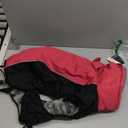 IECOii Extra Warm Reflective Adjustable Dog Jacket - Winter Coat with Buckle & Fleece Turtleneck for Cold Weather - Soft Winter Coat for Small, Medium & Large Dogs (X-Large(Chest:24.4-29.9 in), Rosered)