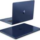 Fintie Case for MacBook Air 15 Inch A3448 A3241 A3114 A2941 (2023 2024 2025 2026), [100% Corresponds to Official Colour] Slim Matte Case for MacBook Air 15.3" with M2 M3 M4 M5 Chip (Frost Midnight)