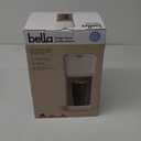 BELLA Single Serve Coffee Maker, K Cup & Coffee Ground Compatible with Removable, Adjustable Drip Tray, Auto Shutoff & Reusable Dishwasher Safe Accessories, Brews 6oz to 14oz, 1000 Watt, Oatmilk