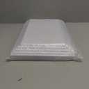 6 Pack Extra Large Plastic Serving Trays for Party - 16 x 11 White Large Serving Tray - Heavy Duty White Plastic Trays for Food - Rectangular Party Serving Trays and Platters