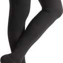 Thigh High Compression Stockings for Women Men 20-30mmHg, Medical Compression Socks for Women(Black, M)