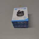 2 x Studio-Quality Wireless Ear Buds with Deep Bass & Enhanced Audio Clarity, Bluetooth 5.4, 10-Year Lifespan Earbuds, ENC Noise Cancelling Calls, Secure Fit Memory Foam Tips, IPX6 Waterproof (Black)