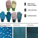 Kids Gardening and Garden Gloves for Toddler,Children's Yard Work Glove,Gift,Cute Pattern,Age3-8 (Large)