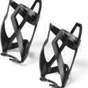 Lamicall 2 Pack Bike Water Bottle Holder - 1.2 Oz Ultralight & Sturdy Bike Cup Holder, Bicycle Drink Cage, Cycling Bike Water Bottle Cage with Screw Tool, for 2.75-3.94" Diameter Bottles