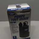 Superior Pump 91330 2400GPH Thermoplastic Submersible Utility Pump with 10-Foot Cord, 1/3 HP