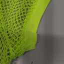 Avidlove Fishnet Crop Top for Women Short Sleeve See Through Shirt O Neck Pullover Blouse Light Green XL