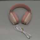 Logitech Zone Vibe 100 Lightweight Wireless Over Ear Headphones with Noise Canceling Microphone, Advanced Multipoint Bluetooth Headset, Works with Teams, Google Meet, Zoom, Mac/PC - Rose