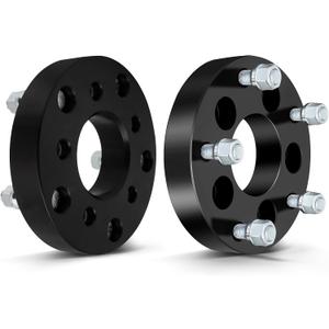 OCPTY 2PCS 5x4.5 to 5x5.5 Wheel Spacers 1.25" Wheel Adapters 1/2" Studs 73mm Center fit for 1982-1990 for Ford for Bronco / 1992-2007 for Ford for Crown Victoria / 2007-2011 for Ford for Edge