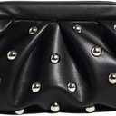 QWINEE Women's Y2k Studded Evening Bags Vintage Wedding Prom Clutch Purses Shoulder Bag Crossbody Handbags