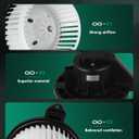 SCITOO HVAC Heater Blower Motor Front 700012 For Dodge For Ram 1500 02-08/For Ram 2500/3500 03-09/For Ram 4500 08-10/For Ram 5500 08-10,For Jeep For Grand Cherokee 02-04,For Toyota For Sienna 98-03