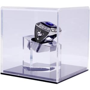 Championship Ring Case - 1 Slot Hole | Baseball, Softball, Football & High School Ring Display Box