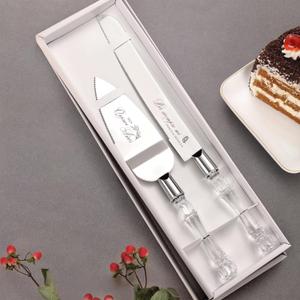 AW BRIDAL Mis Quince Aos Quinceanera Cake Knife and Server Set, Sweet 15 Birthday Cake Cutting Set Cake Spatula 15years Stainless Steel Cake Servering Set, Silver