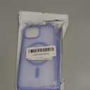 SUPFINE Magnetic for iPhone 15 Case (Compatible with MagSafe) (Military Grade Drop Protection) Slim Translucent Matte Shockproof with Anti-Fingerprint Phone Case, Blue Purple