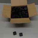 100 Pack 1 Inch Square Plastic Plug, tubing end Cap, Durable Chair Glideit fits 1" Outside Diameter Square tubing