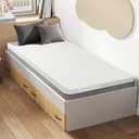 3 Inch Gel Memory Foam Mattress Topper Twin XL, Cooling Mattress Topper with Removable & Washable Cover, CertiPUR-US Certified