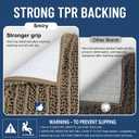 Smiry Bathroom Rugs Mat 59x24, Extra Soft Absorbent Chenille Bath Rugs, Non Slip Rubber Backing Machine Washable Quick Dry Bath Mats for Bathroom Floor, Tub, Shower, Home Decor Accessories, Camel