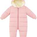 UNIFACO Baby Boys Snowsuit Newborn Baby Girls Winter Coat Toddler Clothes (12-18 Months)