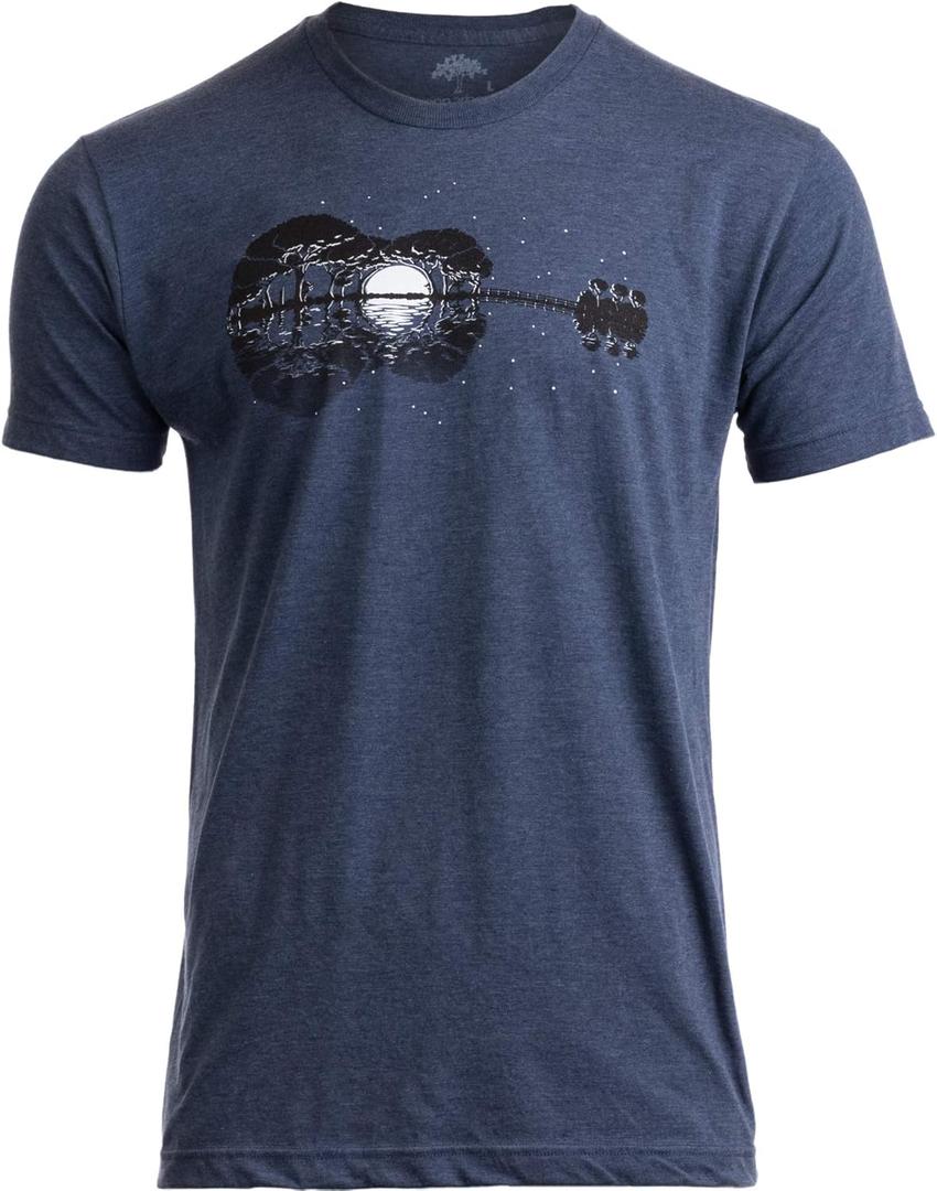 Guitar Player Tee Shirts | Acoustic, Electric, Rock, Bass, Banjo, Ukelele Guitarist Music T-Shirt for Men Women (XX-Large)