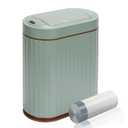 ELPHECO Bathroom Trash Can with Lid Butterfly, Motion Sensor Trash Can Bathroom Decor Automatic Garbage Can Wastebasket Bathroom Accessories, Kitchen, Living Room, Office, Sage Green