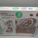 Ingenuity Keep Cozy 3-in-1 Grow with Me Vibrating Baby Bouncer, Seat & Infant to Toddler Rocker, Vibrations & -Toy Bar, 0-30 Months Up to 40 lbs (Weaver)