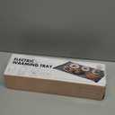 Food Warming Mat - Portable Party Buffet Electric Warming Tray, Foldable Food Warmer, Timed Off, Temperature Adjustable, Suitable for Daily, Outdoor, Party(Dark Blue)