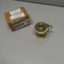 Needzo Brass Incense Burner with Lid, Catholic Church Supplies, 4 x 2.5 Inches