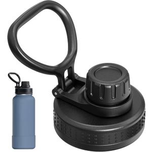 Replacement Lid for Hydrapeak Wide Mouth 14 26 32 40 50 oz Water Bottles, Spout Lid with Flexible Handle