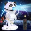Star Projector Galaxy Light, 5 in 1 Astronaut Galaxy Projector for Bedroom with Bluetooth Speaker, White Noise, Starlight Projector and Night Light Lamp for Kids Adults