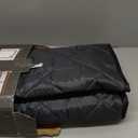 Magnetic Thermal Insulated Door Curtain, Fits Door Size 38" x 82",Durable Oxford Cloth&Thicken Polyester Fiber Fill, Efficient Temperature Control, Durable Construction, Soundproof and Windproof (Polyester Dark gray)