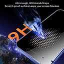 UNBREAKcable 2PCS Screen Protector for iPhone 16-1 Privacy Tempered Glass+1 Clear Glass Double Shatterproof [Easy Installation Frame] [9H Hardness] [Case Friendly] Anti-Scratch for iPhone 6.1 inch