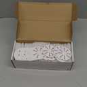 200 pcs Church Candles with Drip Protectors for Devotional Candlelight Vigil Service, Unscented White 5" H X 1/2" D, No Smoke, Shabbat, Praye