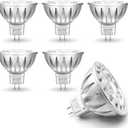 ALIDE MR16 7W 4000K Natural White Led Bulbs,50W 75W Halogen Equivalent,12V Low Voltage MR16 GU5.3 Bulb Spotlight for Outdoor Landscape Flood Track Lighting 560lm,38 Deg,6 Pack Not Dimmable